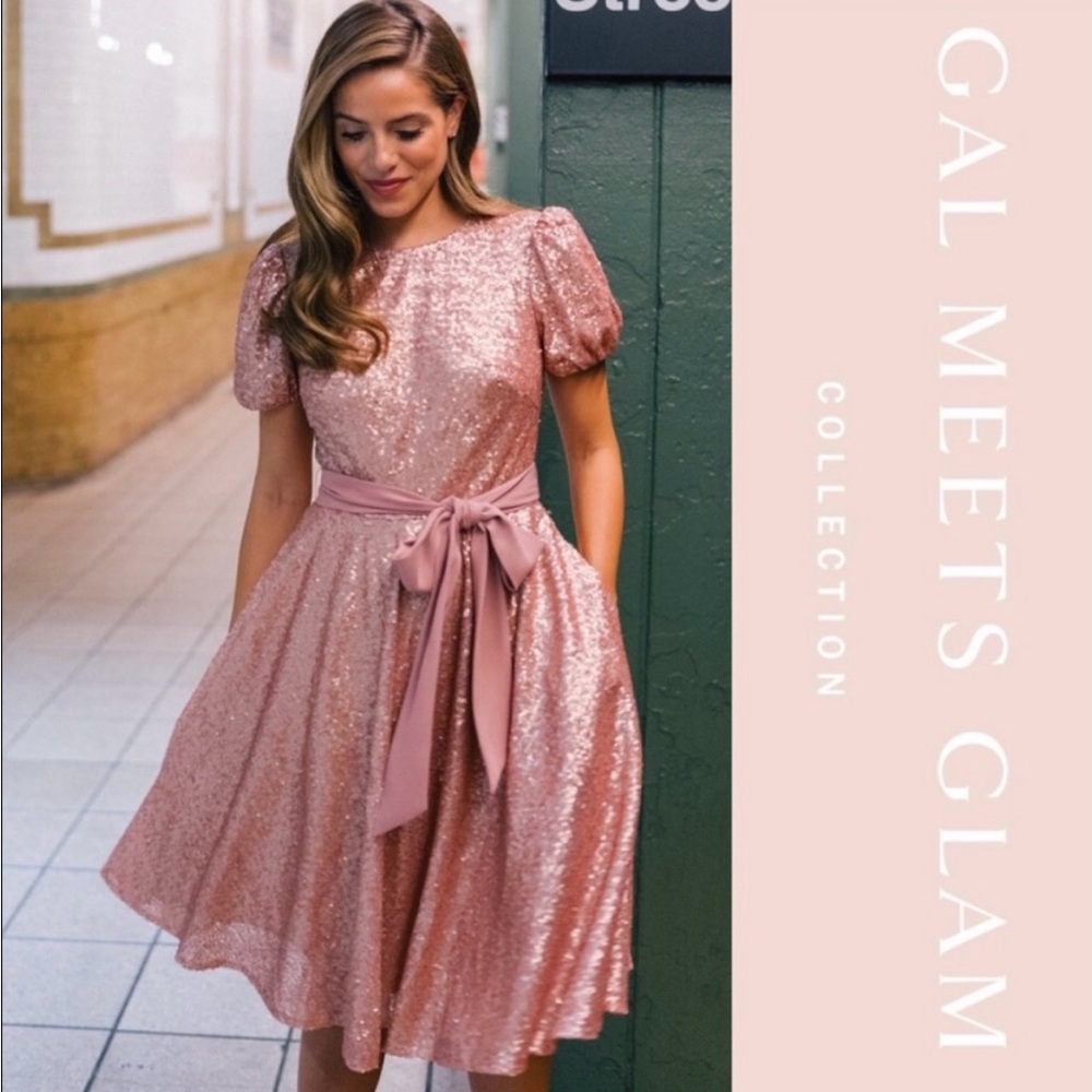Gal meets glam Beatrix sequin dress